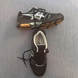 Black ASICS Volleyball Shoes